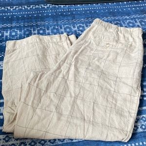 Madewell Linen Wide Leg Pants